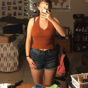 Halter crop top